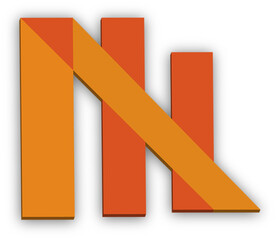 Modern and stylish shape can be used as logo.