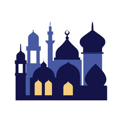 vector illustration of mosque