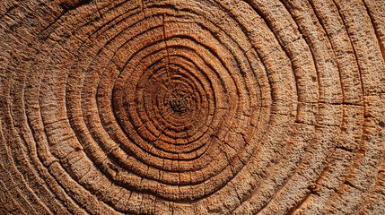 Naklejka premium 年輪の断面 / Tree Rings Texture