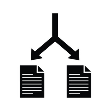 Data splitting into multiple documents