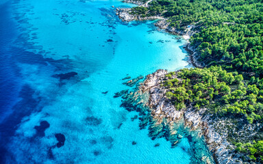 One of the most beautiful beaches in Sithonia, Halkidiki, Greece