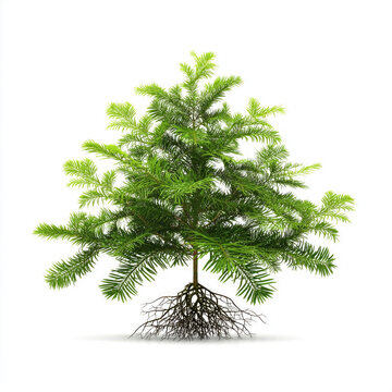 Small pine tree illustration