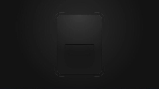 Dark Neumorphism Minimalist Vertical UI Background Loop