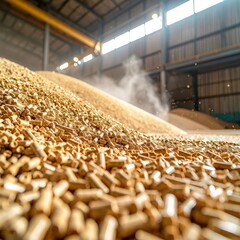 Biomass Pellets: Renewable Fuel Production