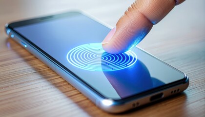 Biometric Authentication Security - Fingerprint Scan