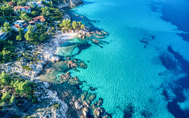 One of the most beautiful beaches in Sithonia, Halkidiki, Greece