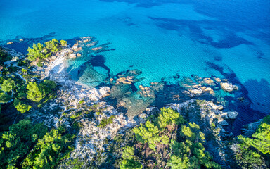 One of the most beautiful beaches in Sithonia, Halkidiki, Greece
