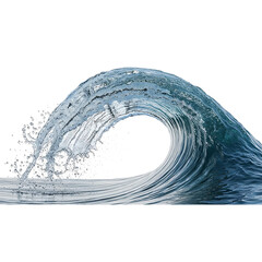 water splash isolated on white