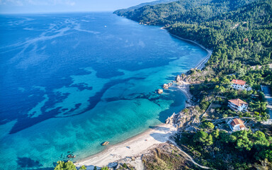 Fototapeta premium One of the most beautiful beaches in Sithonia, Halkidiki, Greece
