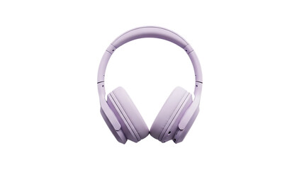 Fototapeta premium Light Purple Over Ear Headphones isolated on a transparent background
