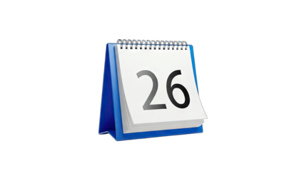 Calendar Showing the 26th Day of the Month