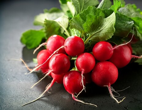 bunch of radishes