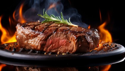 appetizing steak beef meat