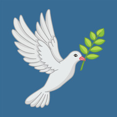 dove in the sky