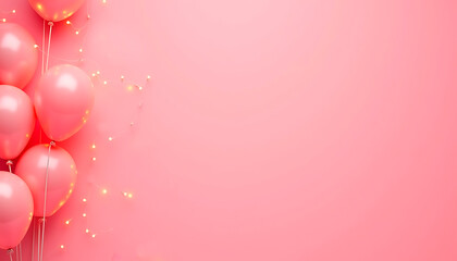 pink background with lights
