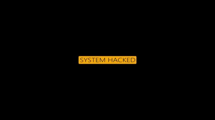 Computer screen system hacked detection cyber attack privacy data processing against with transparent background. System security compromised assessment technology animation background. - Powered by Adobe