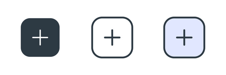 new icon set vector illustration. line, glyph, color symbol isolated on white background