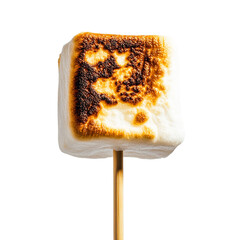 Toasted Marshmallow Isolated transparent on white background