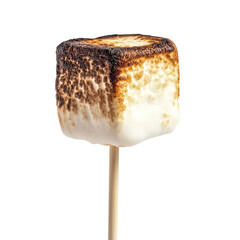 Toasted Marshmallow Isolated transparent on white background