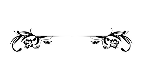 Elegant Decorative Swirl Line Divider Ornament © UmarDesignerPro