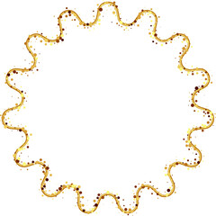 Golden Wave Frame