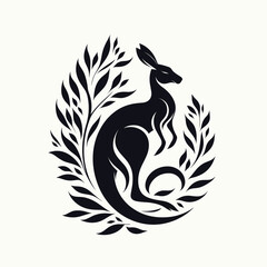Obraz premium Silhouette of a Kangaroo