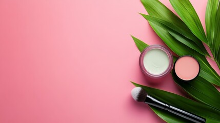 Applying natural makeup techniques with organic products home studio tutorial video bright setting close-up beauty routine