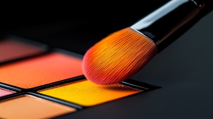 Creative makeup application studio photography professional environment close-up view artistry concept for seo impact