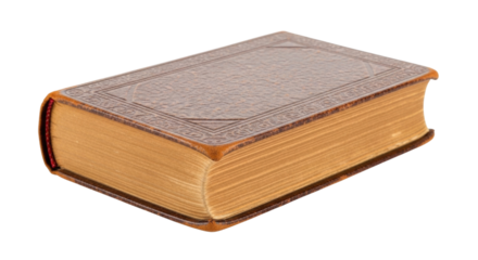 Antique book transparent background cutout png