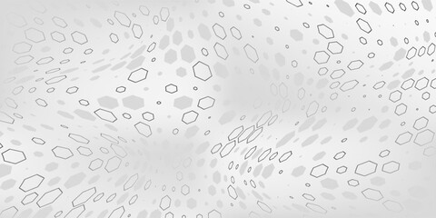 Pattern Hexagonal white for paper template design and texture background vector 10