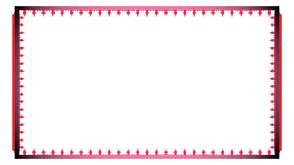 Stream overlay webcam border panel template