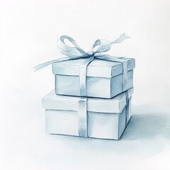 gift box with ribbon
