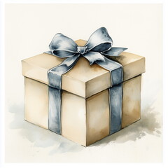 gift box with ribbon