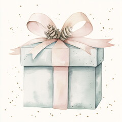 gift box with ribbon