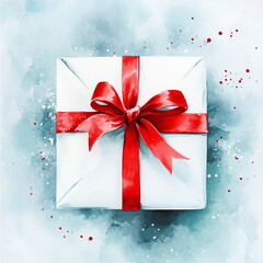 gift box with ribbon