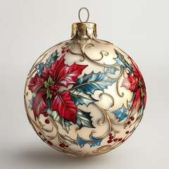 christmas ball on white background