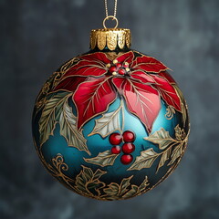christmas ball on white background