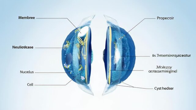 This informative video delves into the structure of a cell, focusing on its components such as the nucleus, cytoplasm, and membranes. Learn how these parts work together to sustain life.