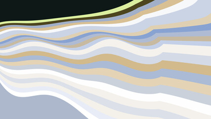 Abstract Wavy Bands - Neutral Tones - Modern Background for Digital Art & Graphic Design - 123 Characters