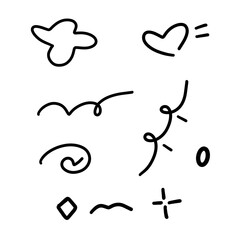 handdrawn line art illustration