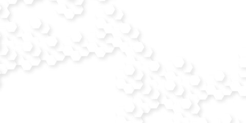 Abstract background with hexagon, modern abstract vector polygonal pattern. Futuristic abstract honeycomb technology white background. Luxury white hexagon pattern.