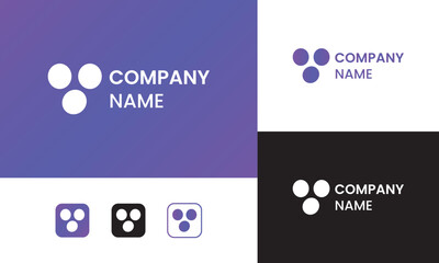 Human technology or human digital, head tech icon symbol, robot tech logo design Set of minimalist justice and pillar logo design 