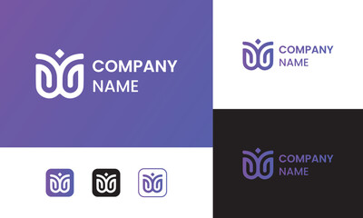 Human technology or human digital, head tech icon symbol, robot tech logo design Set of minimalist justice and pillar logo design 