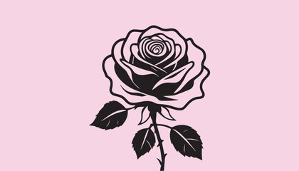 creative rose design using adobe illustrator and vactor ..	
