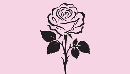 creative rose design using adobe illustrator and vactor ..	