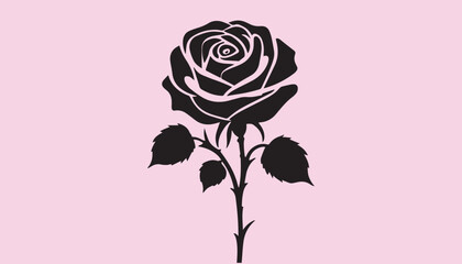 creative rose design using adobe illustrator and vactor ..	