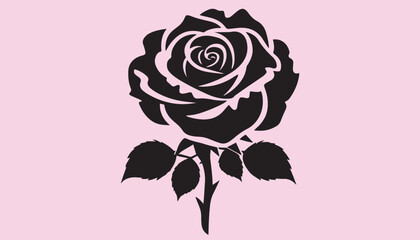 creative rose design using adobe illustrator and vactor ..	