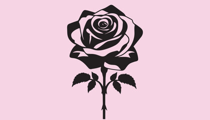 creative rose design using adobe illustrator and vactor ..	