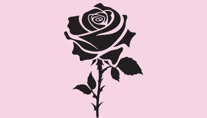 creative rose design using adobe illustrator and vactor ..	