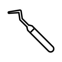 Dental explorer icon